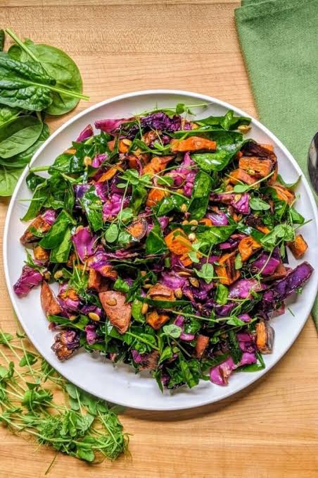 Purple Sweet Potato Salad
