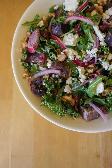Purple Sweet Potato Salad