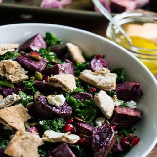 Purple Sweet Potato Salad