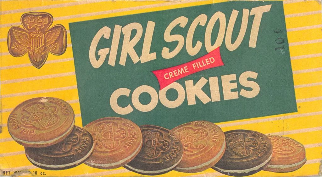 1990s Girl Scout Cookie Box