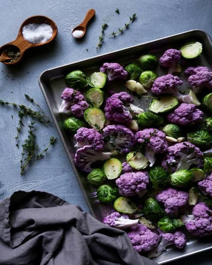 Purple Cauliflower Steaks Paleo