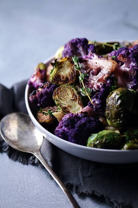 Purple Cauliflower Steaks Paleo