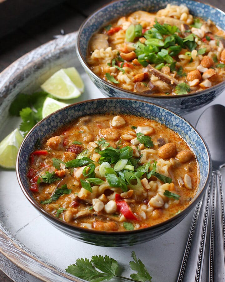 Thai Vegan Peanut Soup